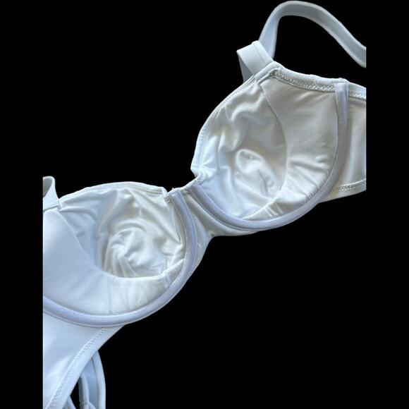 NWOT Victoria's Secret Swim Wicked Sling Daisy Islet White Bikini Top Size 32DD - Picture 5 of 8